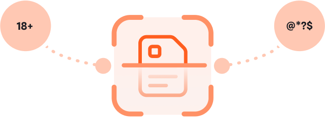 image of email being scanned