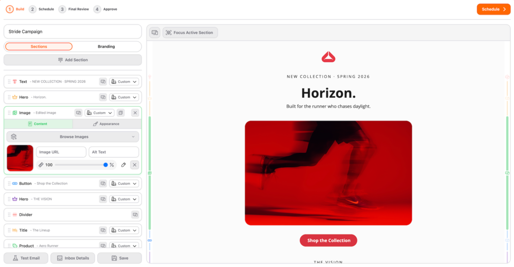 Reachly Email Builder
